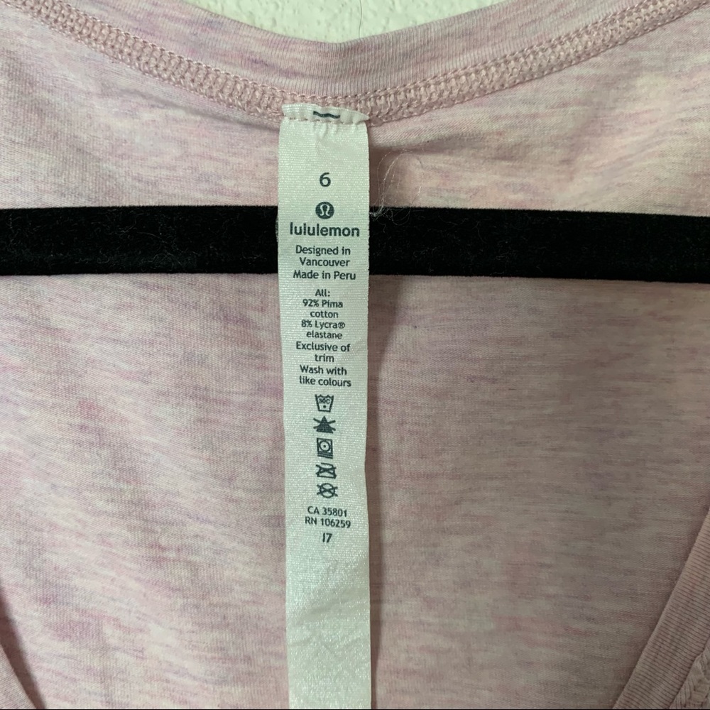 Lululemon Pink Knot a Problem Tank Top - Picture 6 of 9